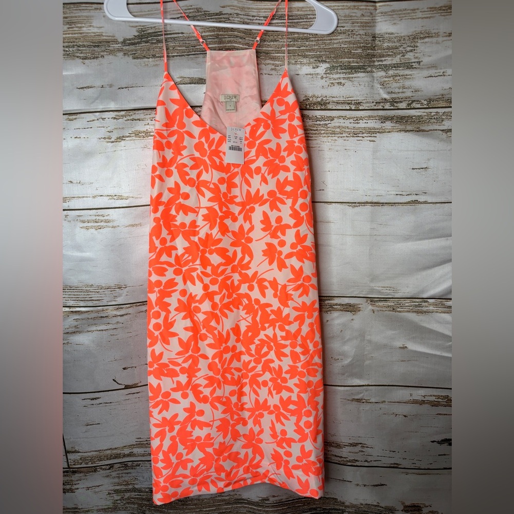 J. Crew Racerback Floral Dress NWT